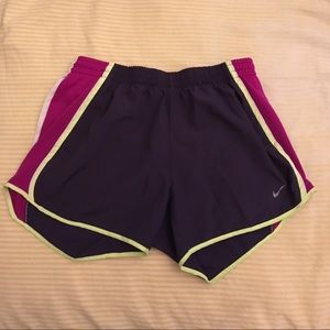 Purple Nike Running Shorts